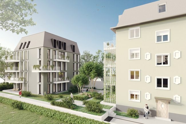 Mehrfamilienwohnhaus , Freiburg