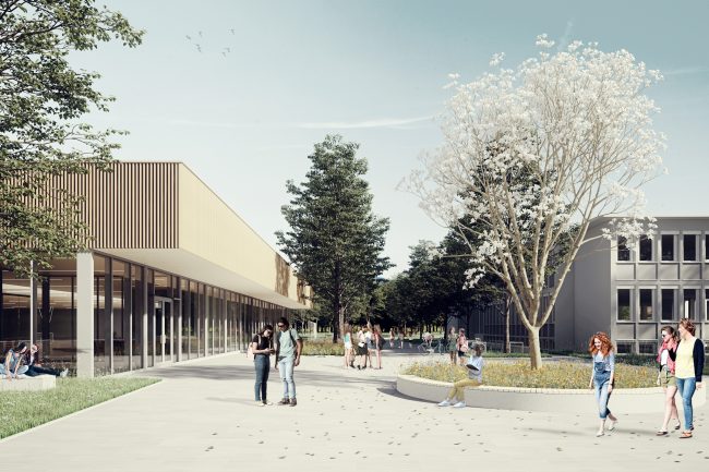 Wettbewerb Dreifeldsporthalle Dr. Pfleger Campus Hallstadt